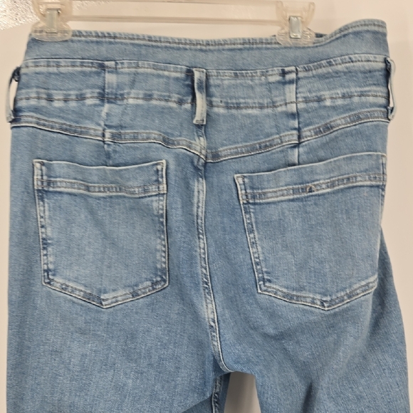 We The Free Blue Flare Wide Leg Jeans Classic Style - Picture 7 of 16
